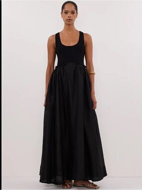cassie open knit mini dress Cult Gaia Cassi Pearl-Detailed Knit Midi Dress main image 1